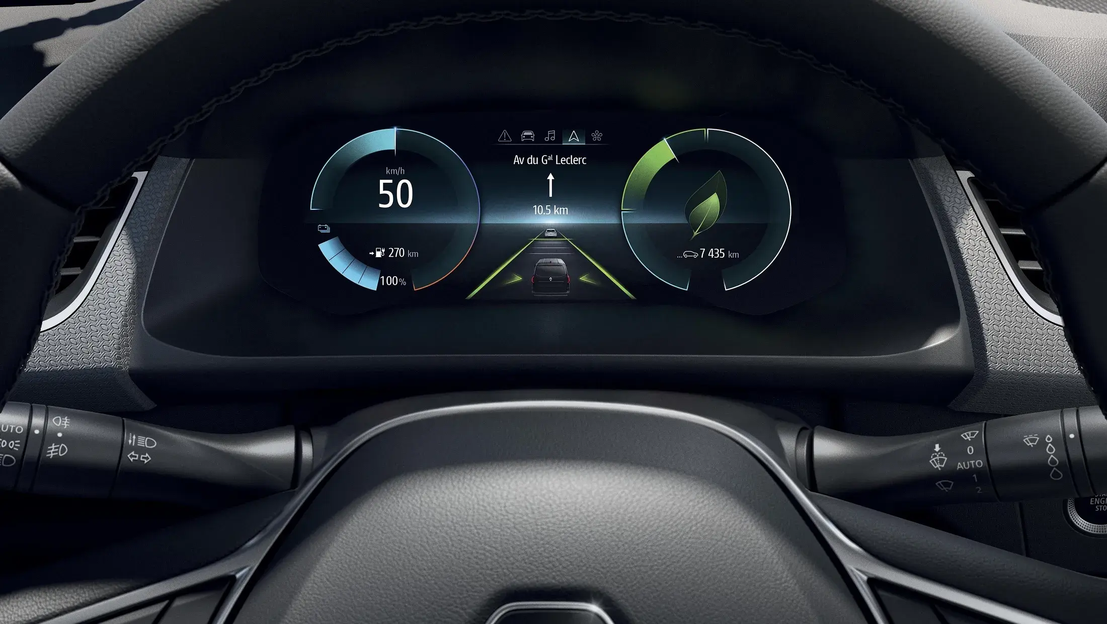 Renault Kangoo E-Tech electric display