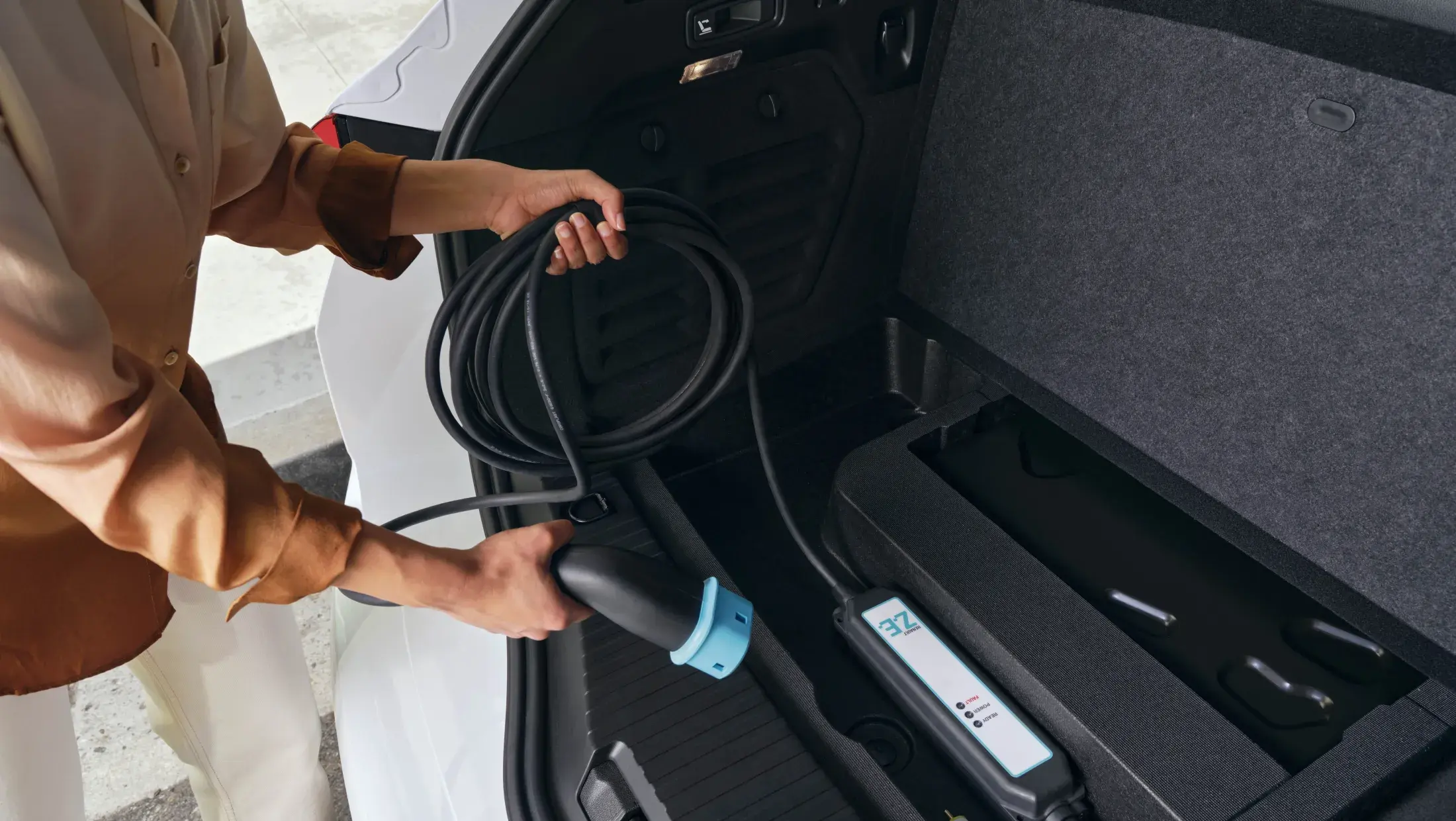 Renault Mégane estate plug-in hybrid oplaadkabel
