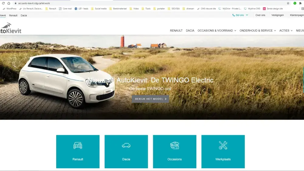 Stroomopwaarts Azië Mitt AutoKievit lanceert nieuwe website | AutoKievit