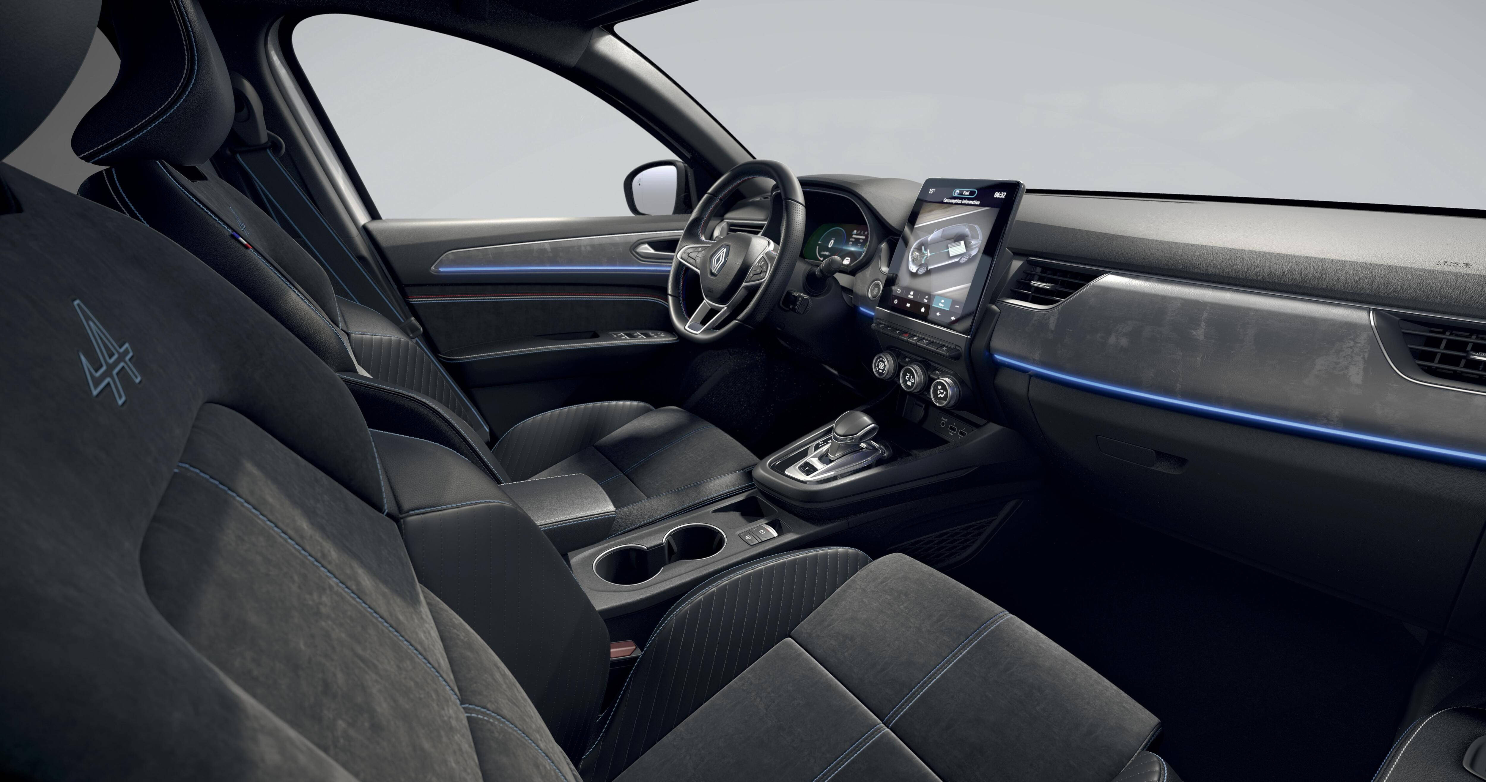 Nieuwe Renault Arkana 2023 interieur