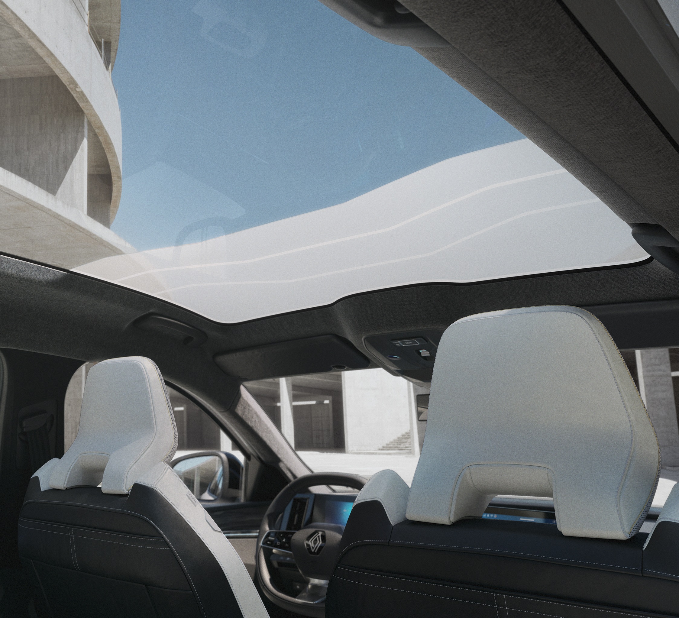 Renault Scenic E-Tech electric glazen dak