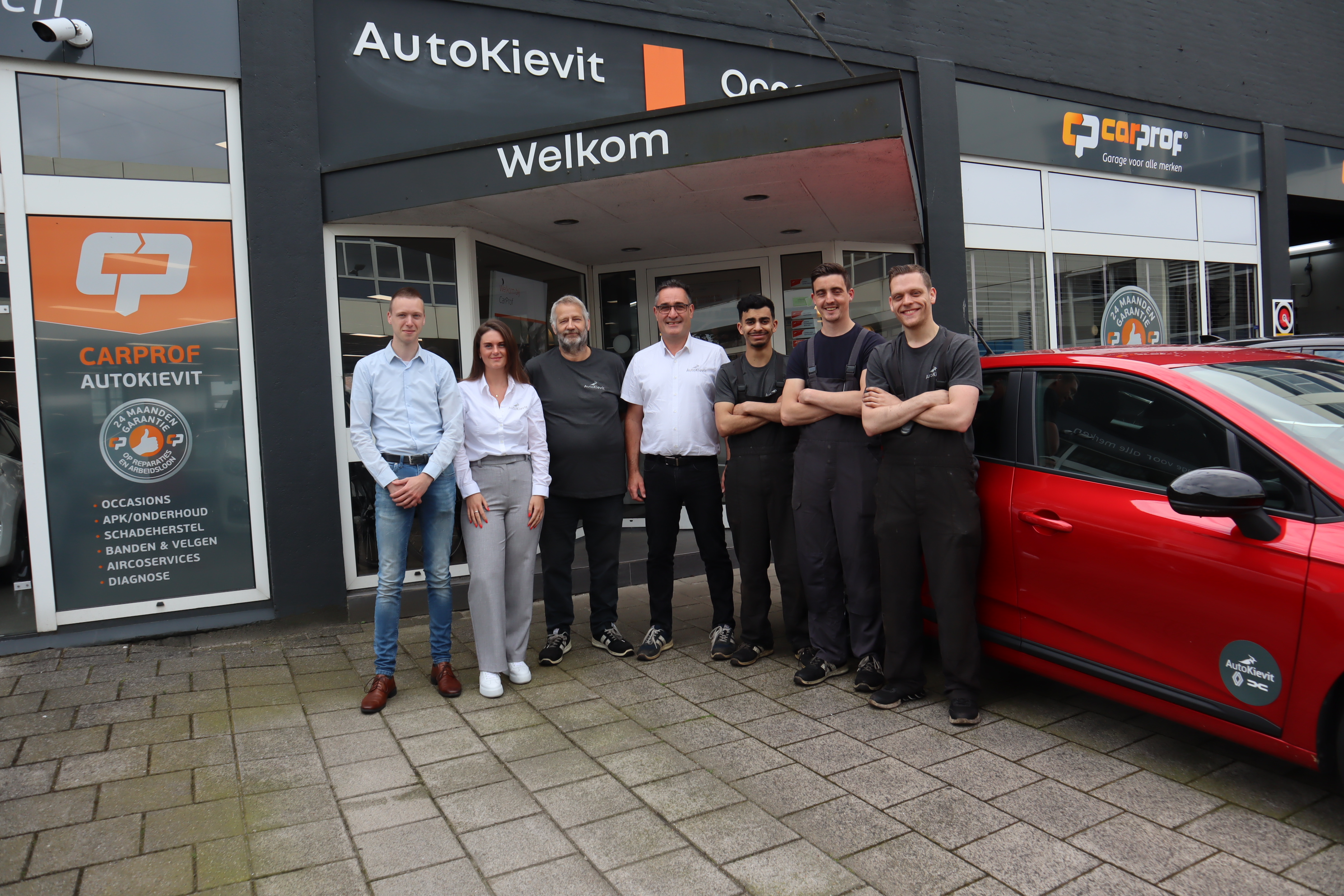 Teamfoto AutoKievit Rotterdam
