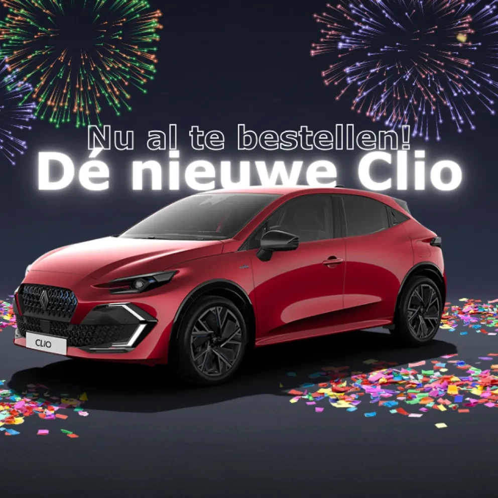 Nieuwe Clio te bestellen