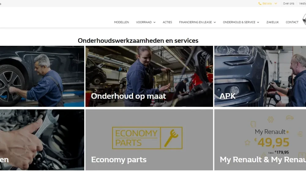 Nieuwe website AutoKievit juni 2021