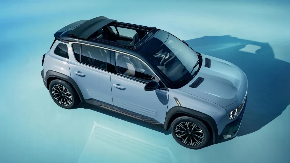 Renault 4 E-Tech 100% Electric open dak