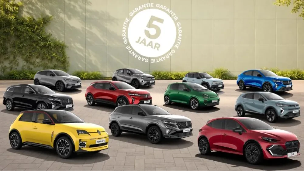 5 Jaar garantie - Renault Voorraad