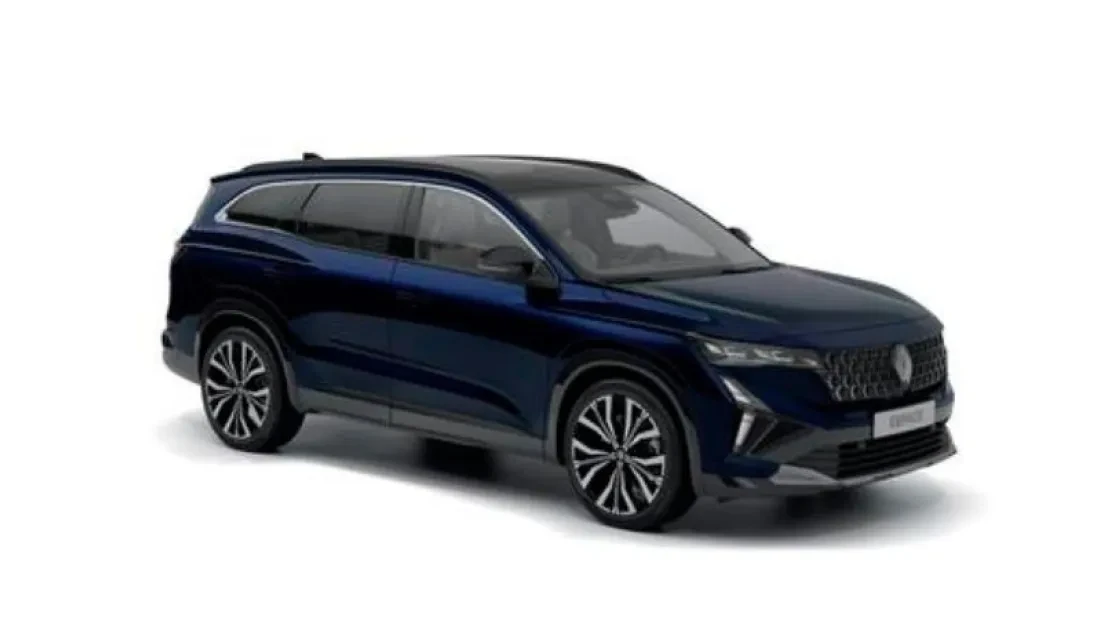 Renault Espace full hybrid E-Tech blauw