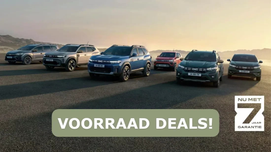 Dacia Voorraad Deals