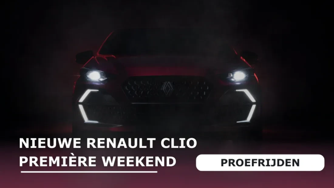 Nieuwe Clio Proefrijden